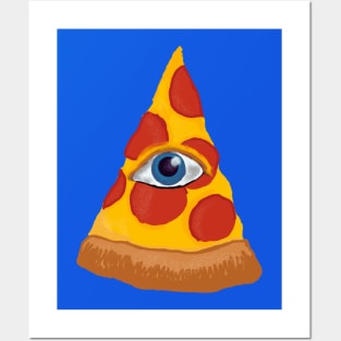 Illuminati Pizza Posters and Art